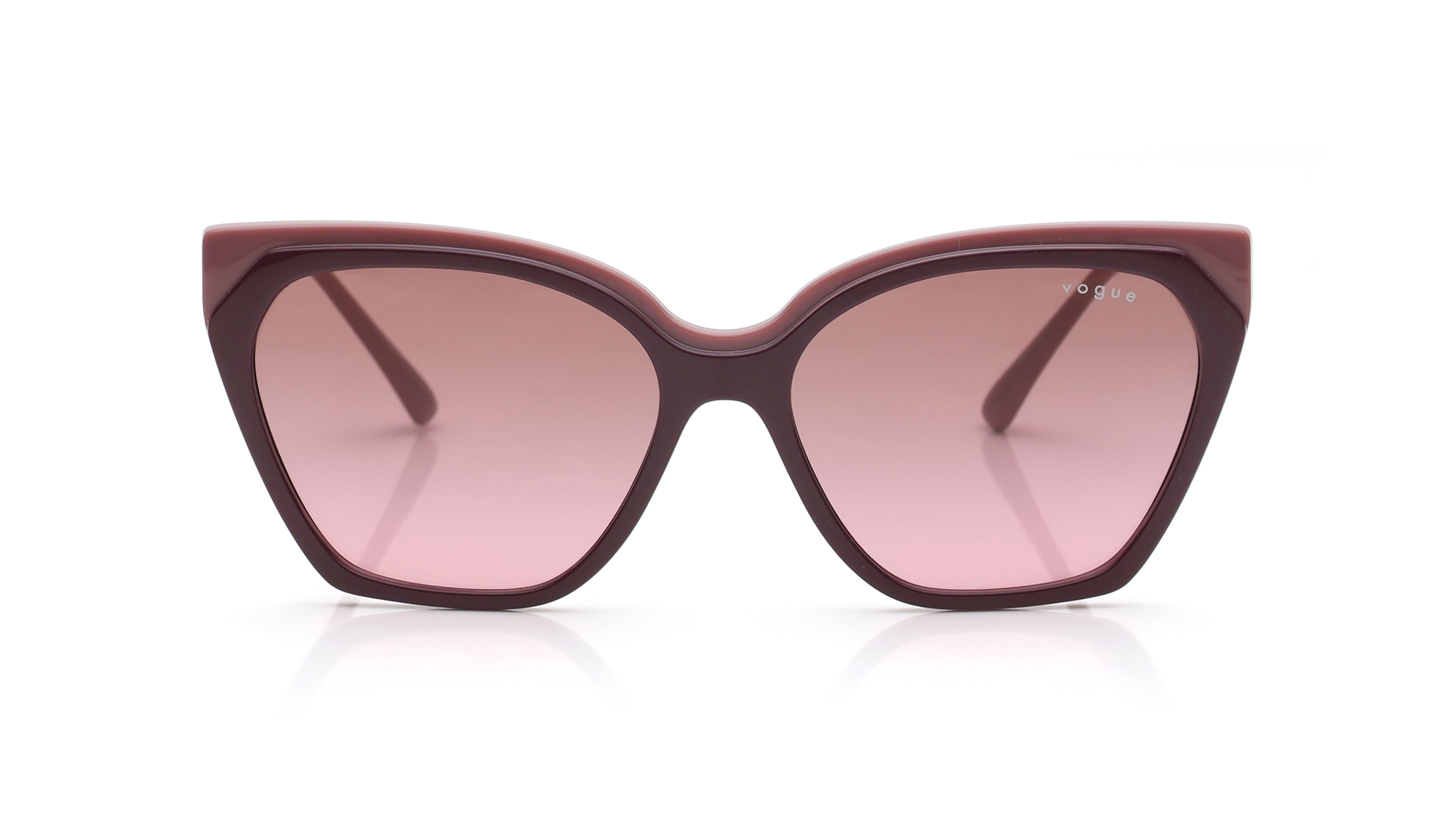 Image 1 of Brown CatEye Sunglasses for Women from Vogue Eyewear Available at Titan Eye+