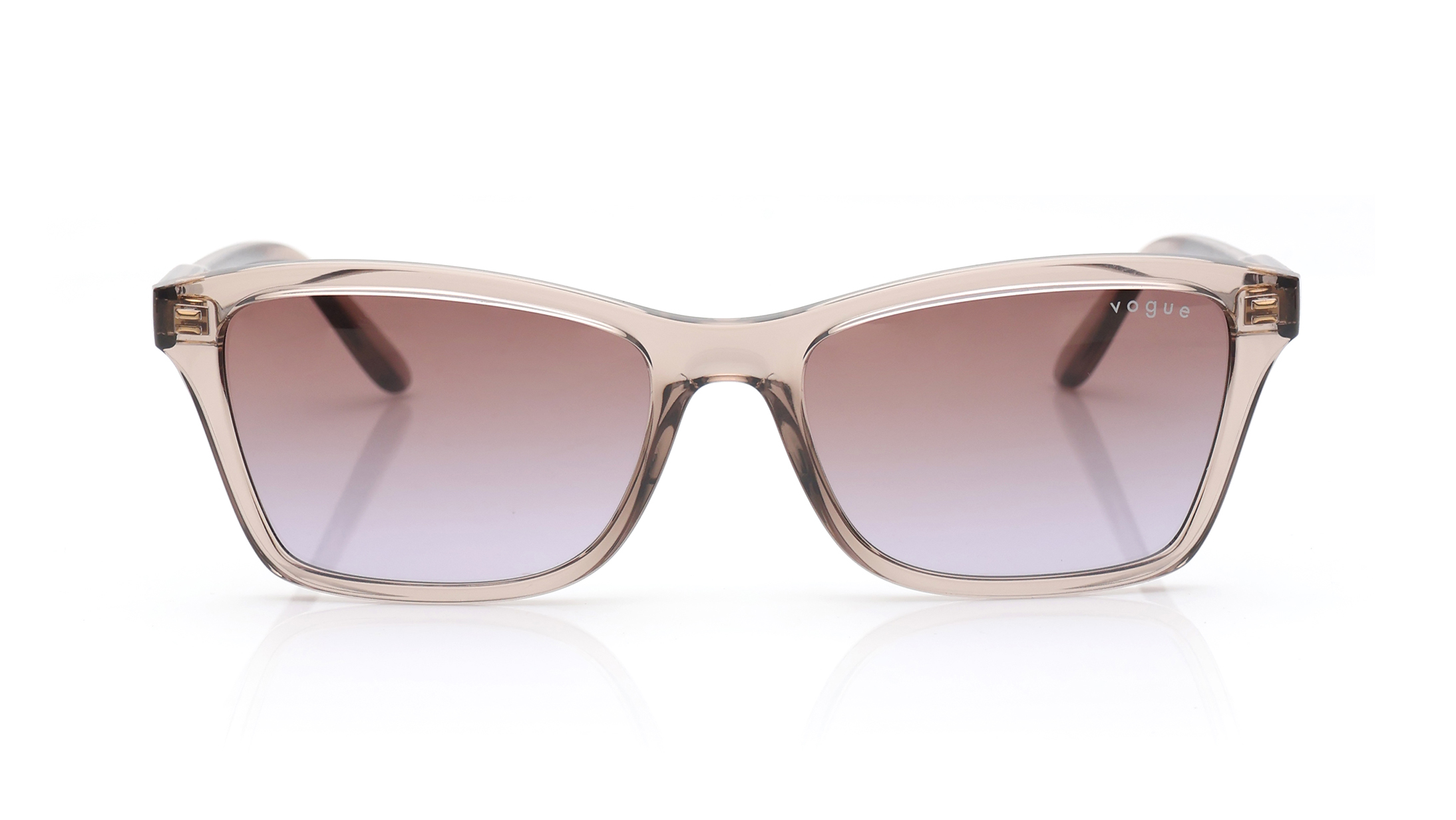 Image 1 of Brown Pillow Sunglasses for Women from Vogue Eyewear Available at Titan Eye+