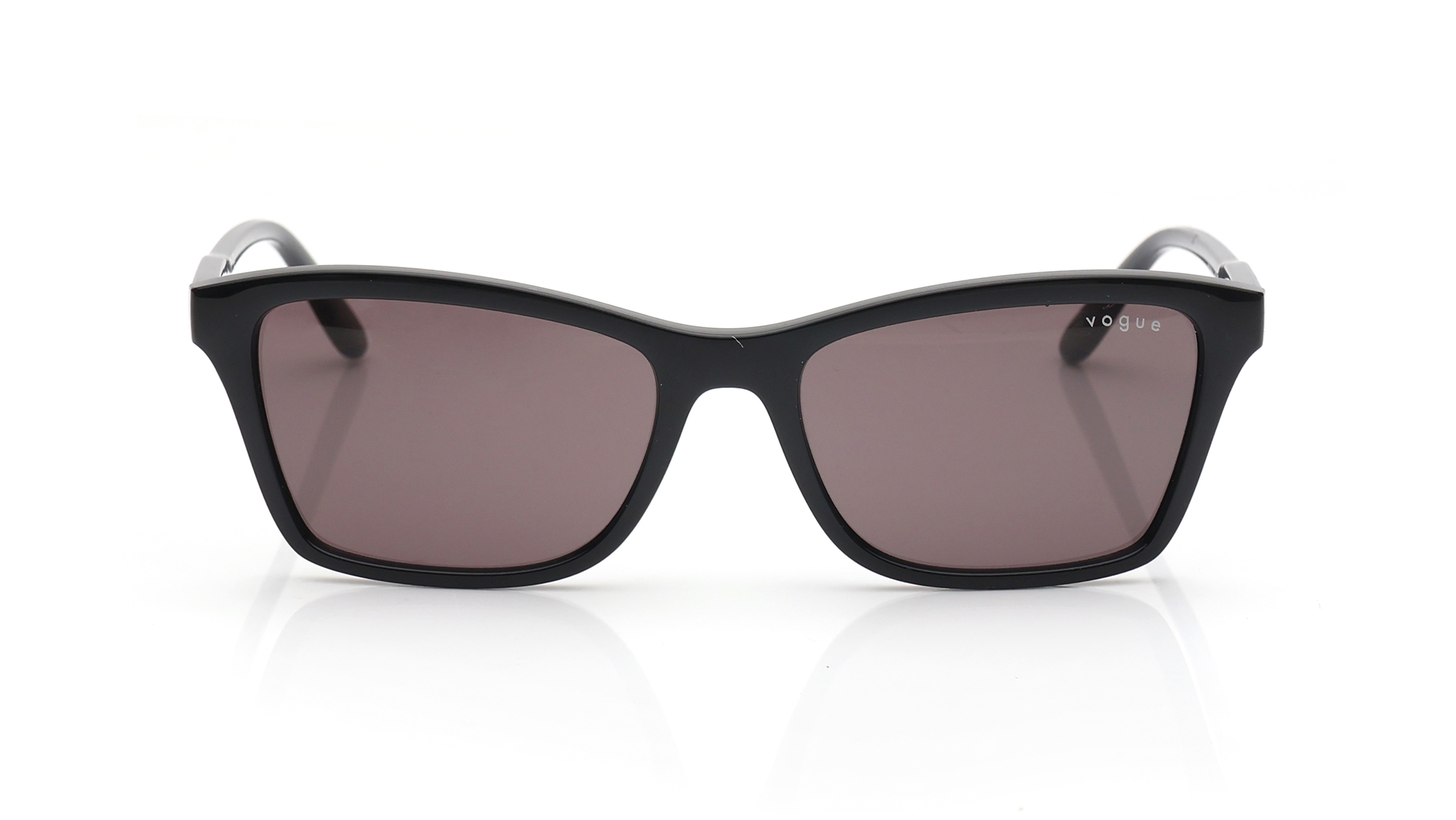 Image 1 of Grey Irregular Sunglasses for Women from Vogue Eyewear Available at Titan Eye+