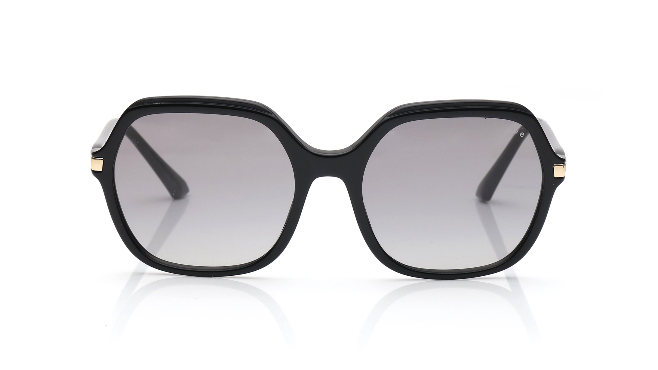 Image 1 of Grey Square Sunglasses for Women from Vogue Eyewear Available at Titan Eye+