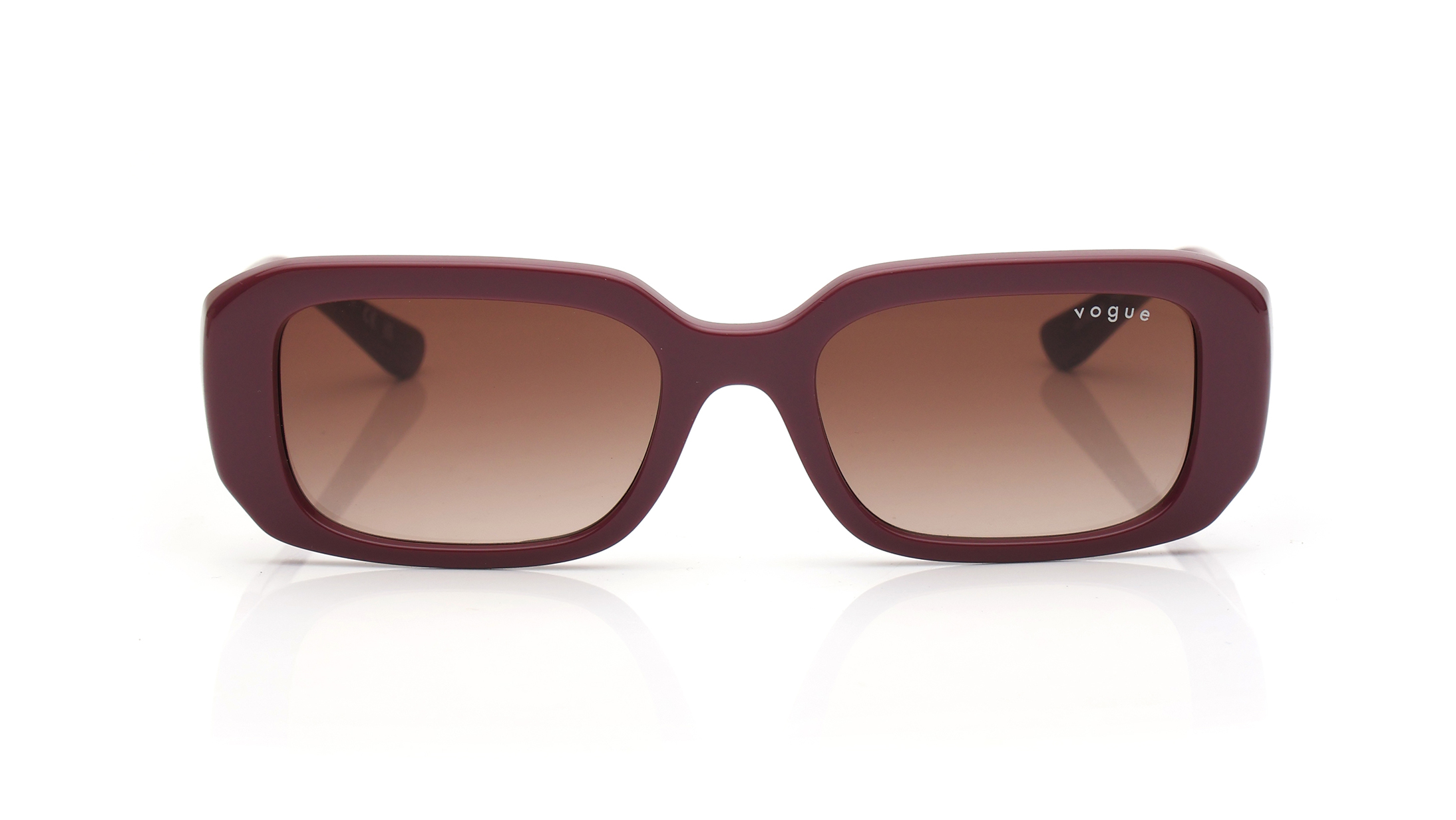 Image 1 of Brown Pillow Sunglasses for Women from Vogue Eyewear Available at Titan Eye+