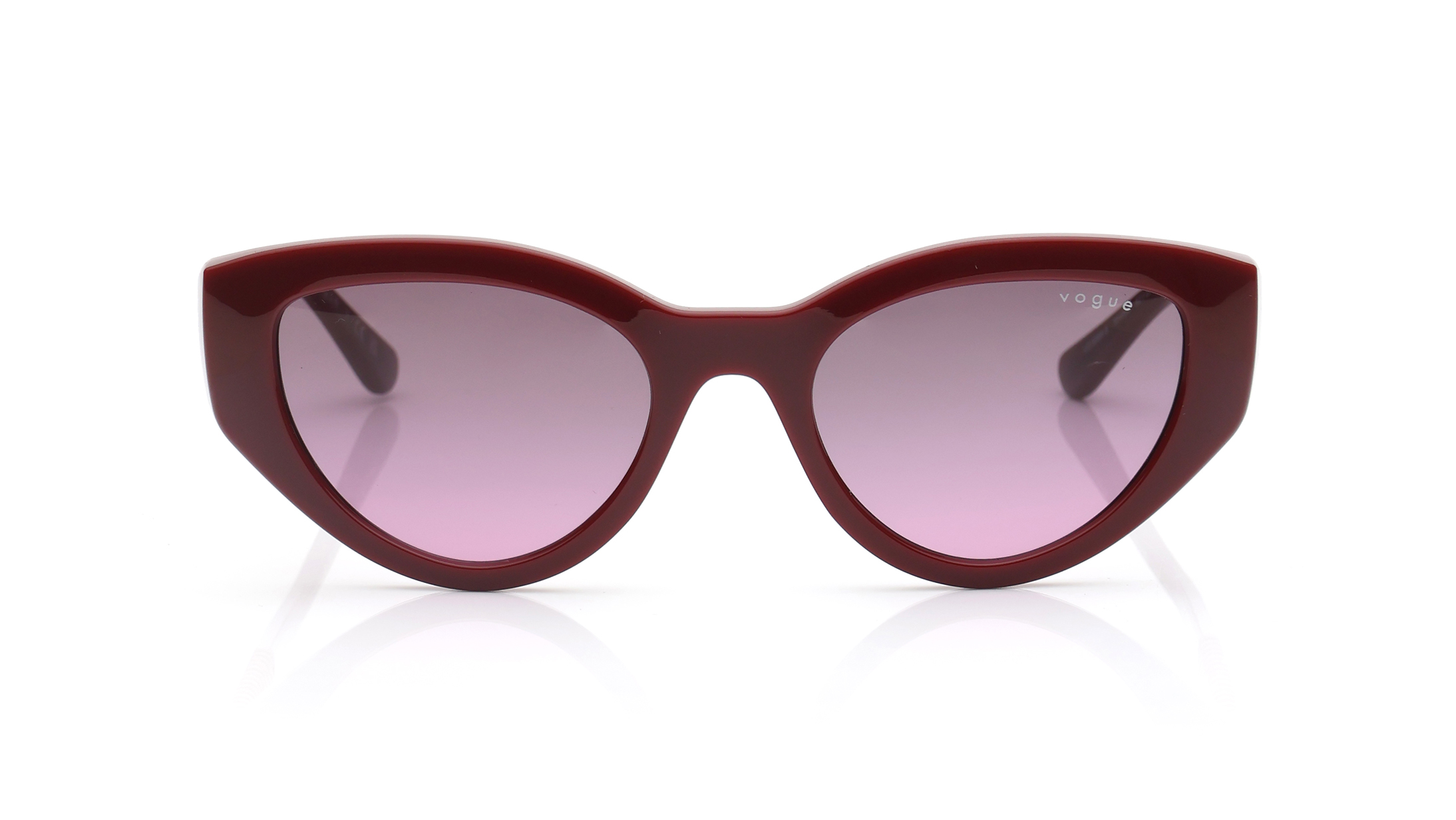 Image 1 of Grey CatEye Sunglasses for Women from Vogue Eyewear Available at Titan Eye+