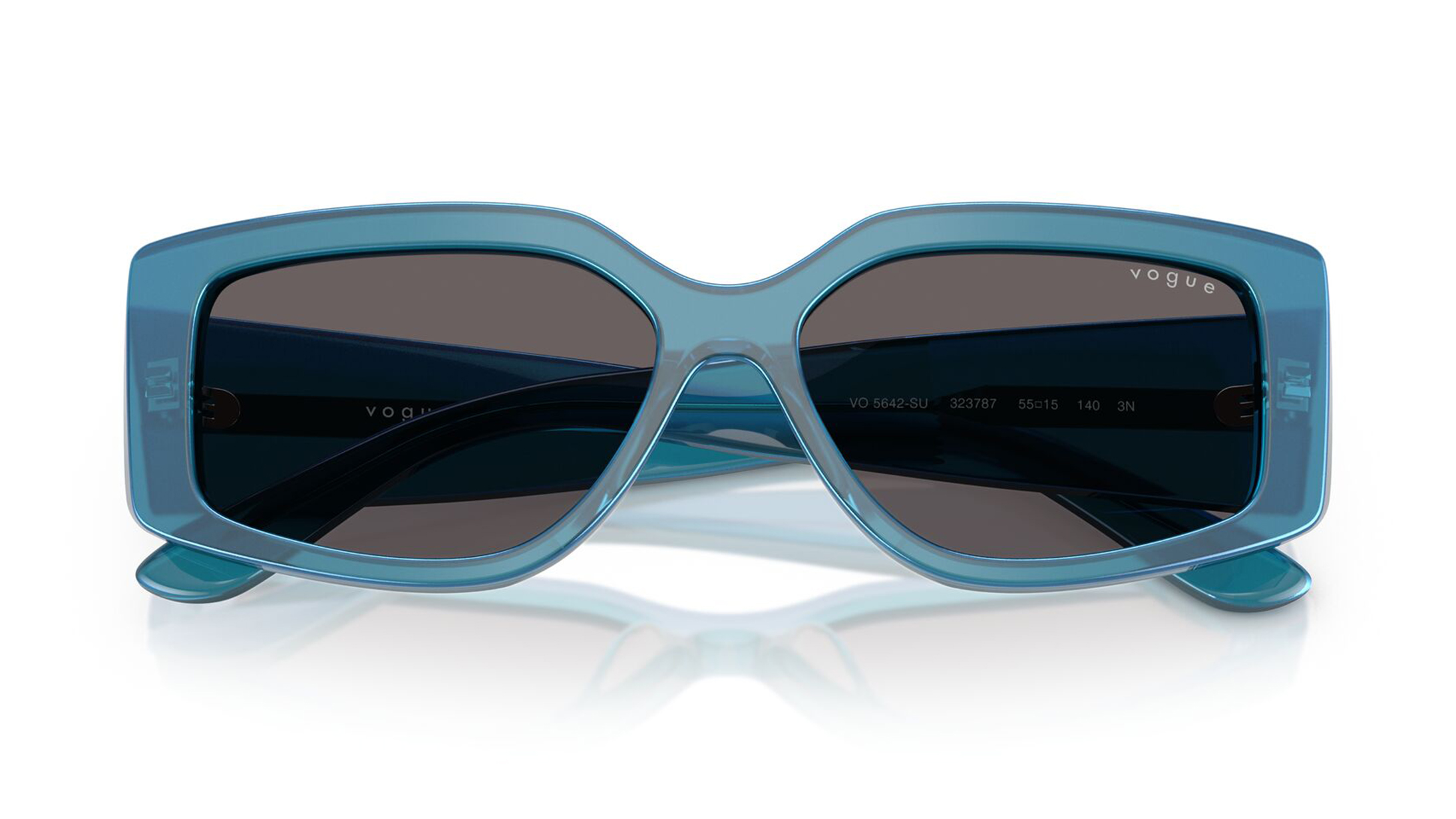 Image 6 of Black Rectangle Sunglasses for Women from Vogue Eyewear Available at Titan Eye+