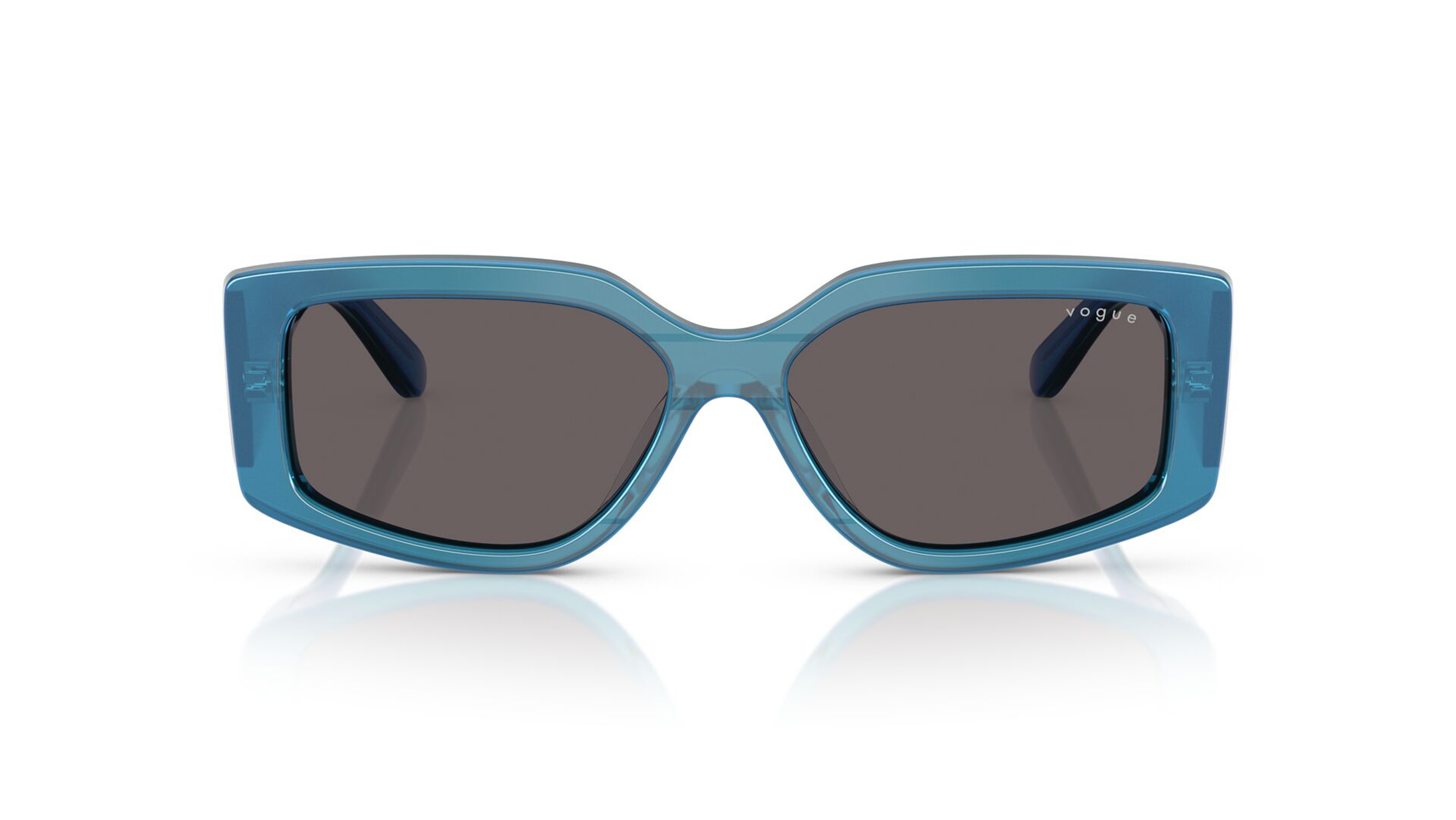 Image 8 of Black Rectangle Sunglasses for Women from Vogue Eyewear Available at Titan Eye+