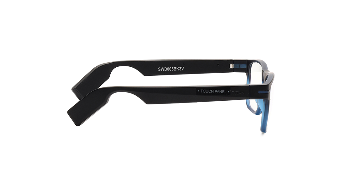 Image 3 of Titan EyeX 2.0 Smart Frame with Fitness Tracker, Open Ear Speakers and Bluetooth from Titan Available at Titan Eye+