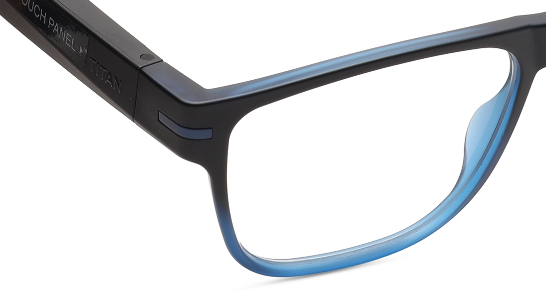 Image 5 of Titan EyeX 2.0 Smart Frame with Fitness Tracker, Open Ear Speakers and Bluetooth from Titan Available at Titan Eye+