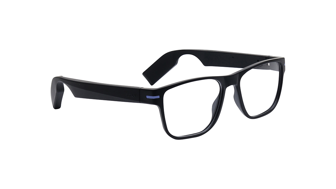 Image 2 of Titan EyeX 2.0 Smart Frame with Fitness Tracker, Open Ear Speakers and Bluetooth from Titan Available at Titan Eye+