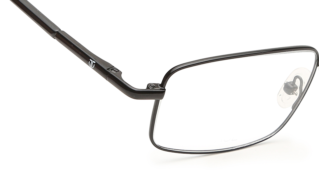 Image 5 of Black Rectangle Rimmed Eyeglasses for Men and Women from Titan Available at Titan Eye+