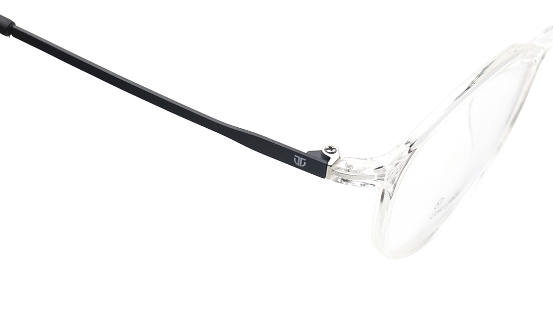 Image 5 of Transparent Round Rimmed Eyeglasses for Women from Titan Available at Titan Eye+
