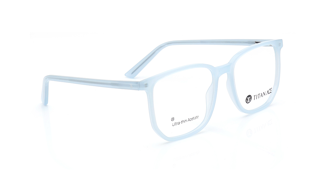 Blue Wayfarer Rimmed Eyeglasses for Men and Women
