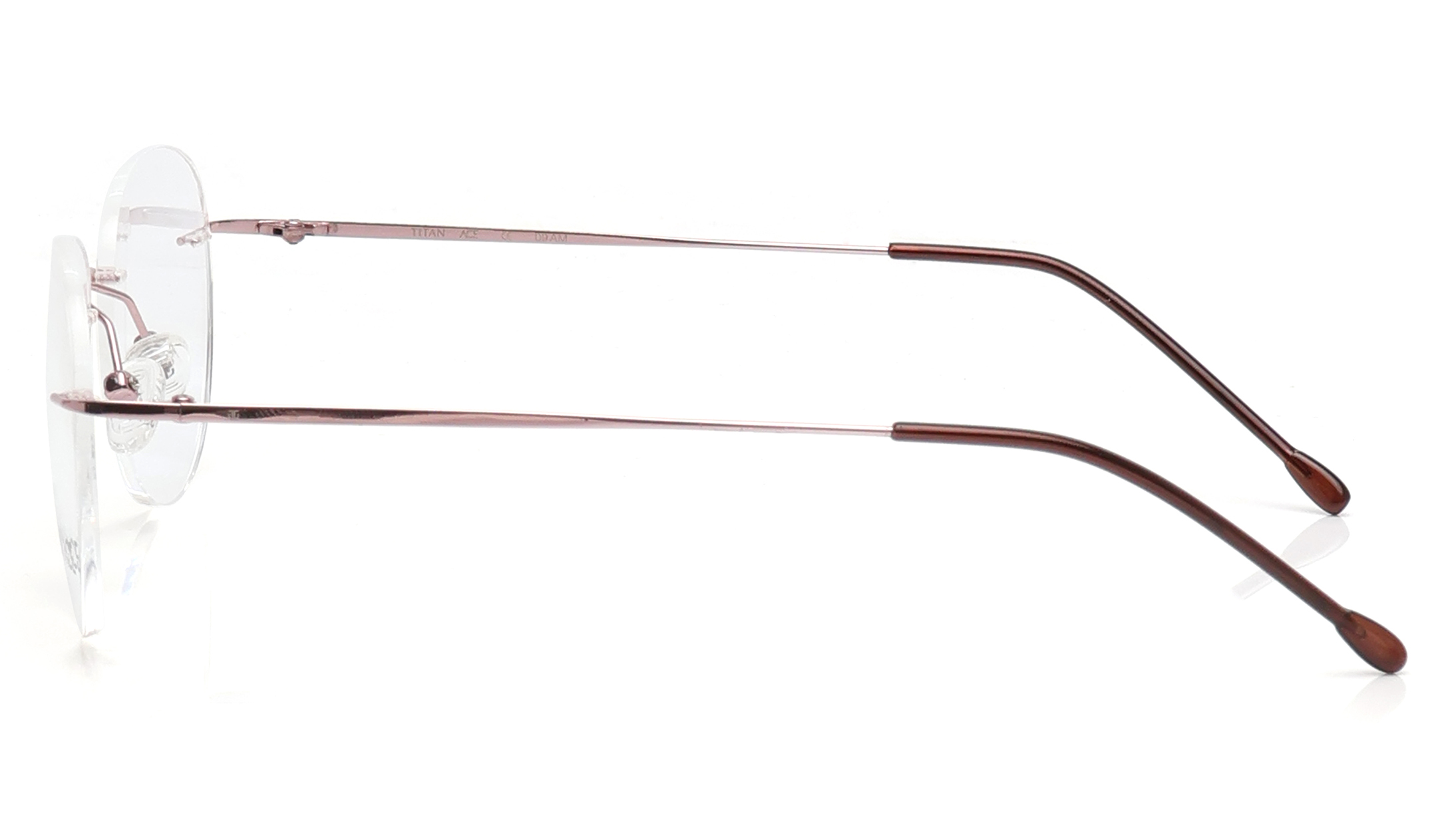 Image 7 of Rose Gold Aviator Eyeglasses for Men from Titan Available at Titan Eye+
