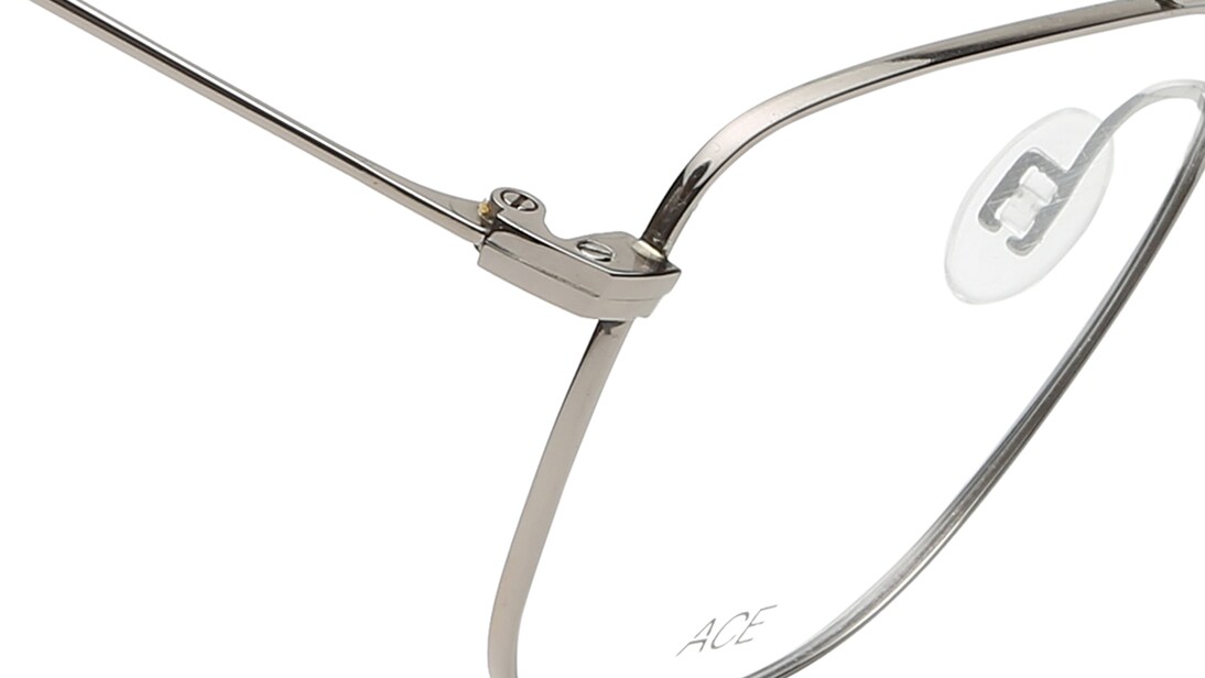 Image 5 of Grey Navigator Rimmed Eyeglasses from Titan Available at Titan Eye+