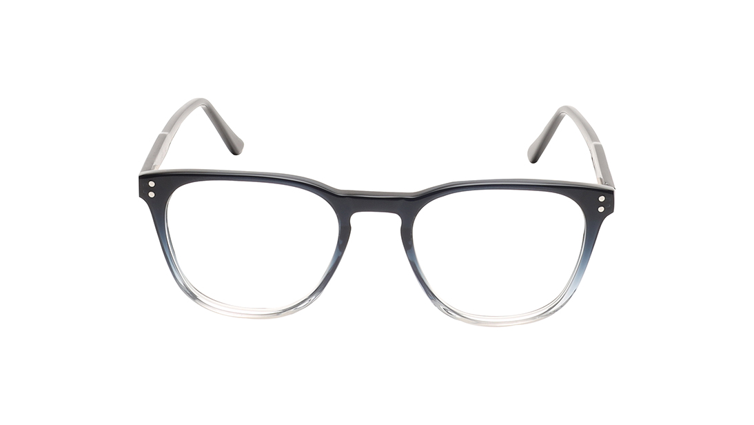 Image 1 of Grey Square Eyeglasses for Men and Women from Ace by Titan Available at Titan Eye+