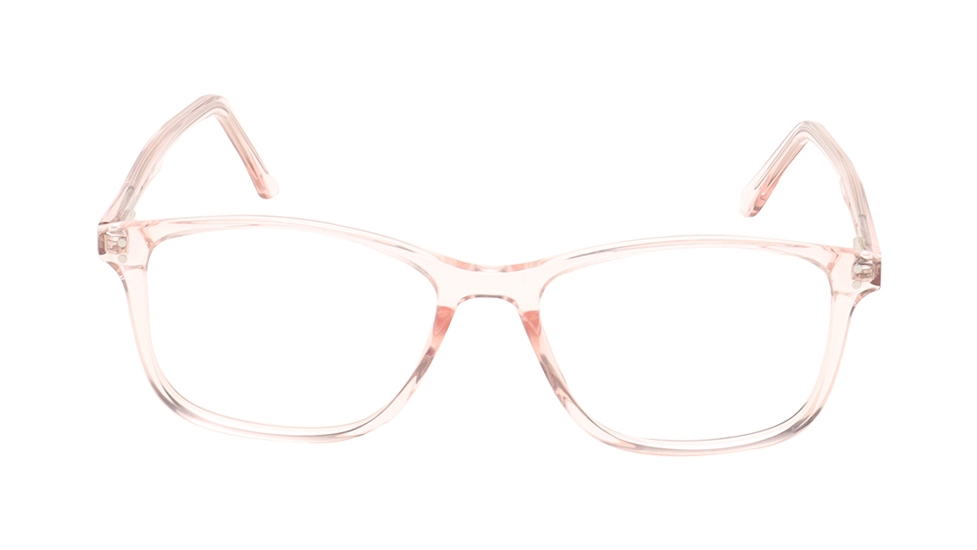 Image 1 of White Square Eyeglasses for Men and Women from Ace by Titan Available at Titan Eye+