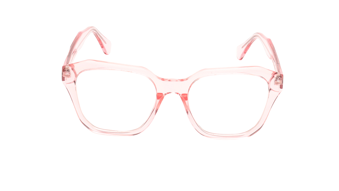 Image 1 of Pink Rimmed Unisex Eyeglasses (TA0081UFP4MPKV|50) from Titan Available at Titan Eye+