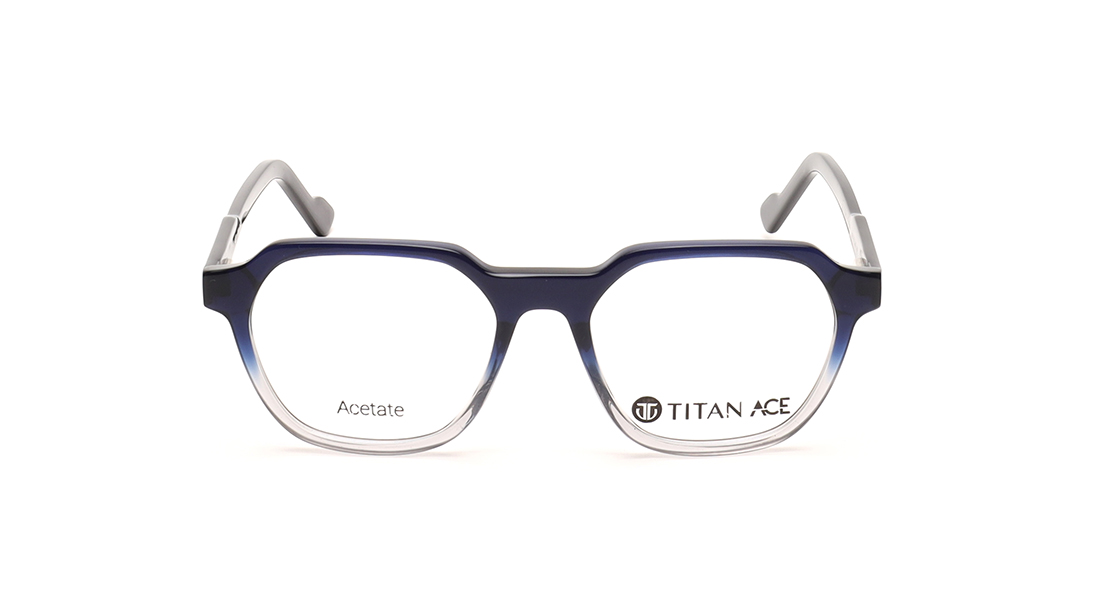Image 1 of Blue Rimmed Women Eyeglasses (TA0083WFP3MBLV|50) from Titan Available at Titan Eye+