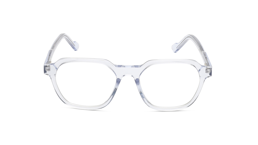 Image 1 of Transparent Hexagon Eyeglasses for Women from Ace by Titan Available at Titan Eye+