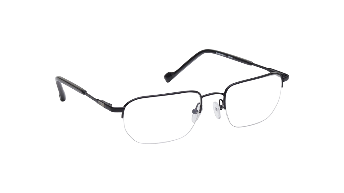 Black Rectangle Eyeglasses for Men available online at Titan Eye+