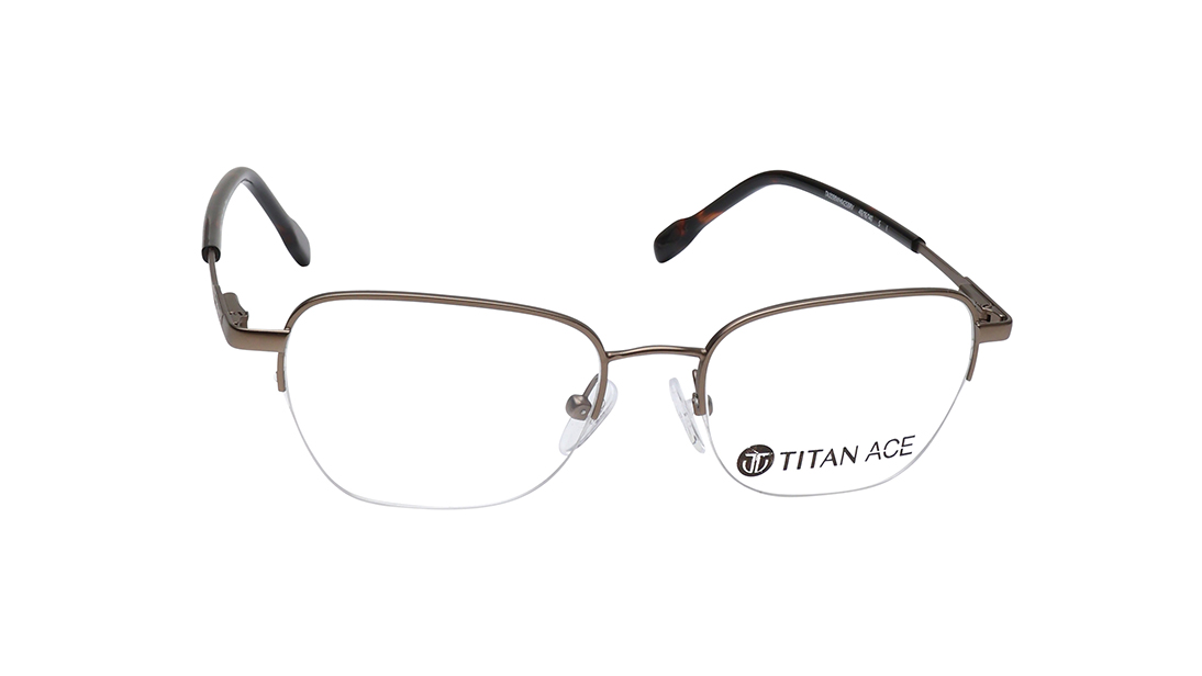 Bugeye Brown Semi Rim Eyeglasses for Women
