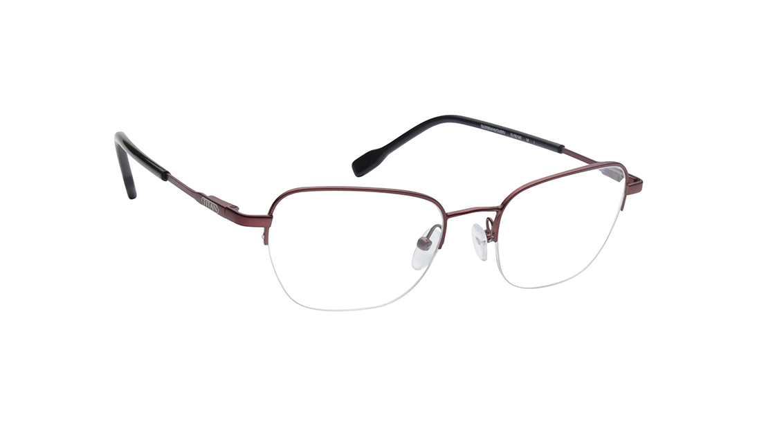 Bugeye Brown Semi Rim Eyeglasses for Women