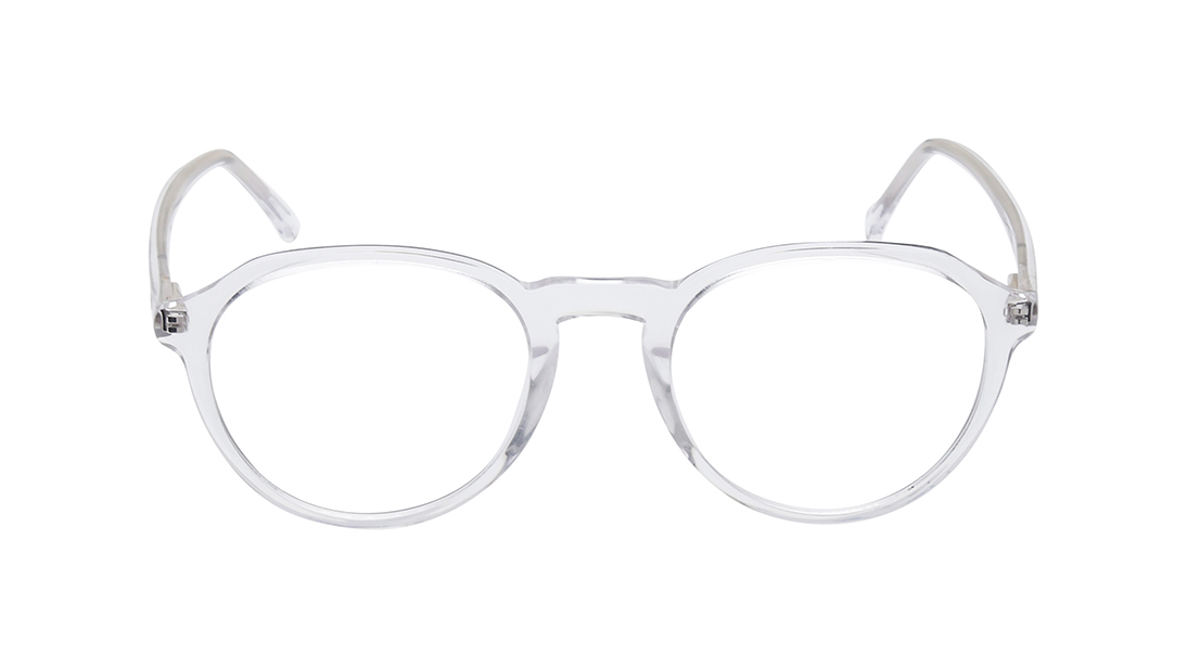 Image 1 of Transparent Round Rimmed Eyeglasses for Men from Titan Available at Titan Eye+