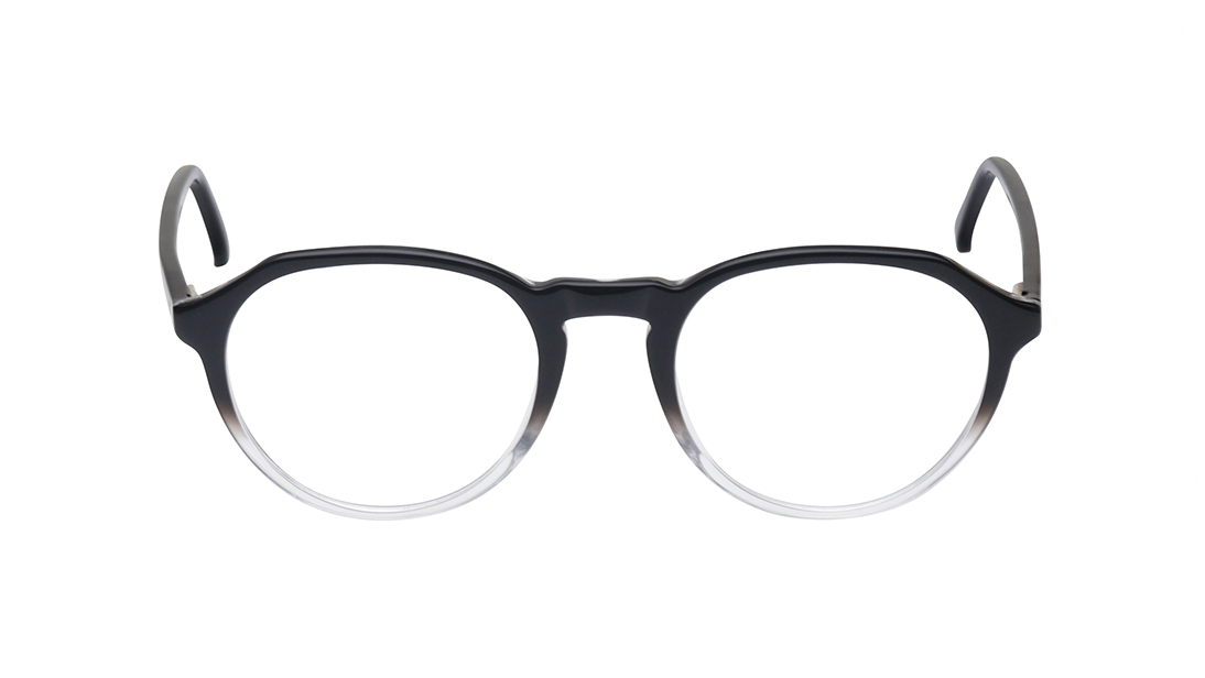 Image 1 of Black Round Eyeglasses for Men from Ace by Titan Available at Titan Eye+
