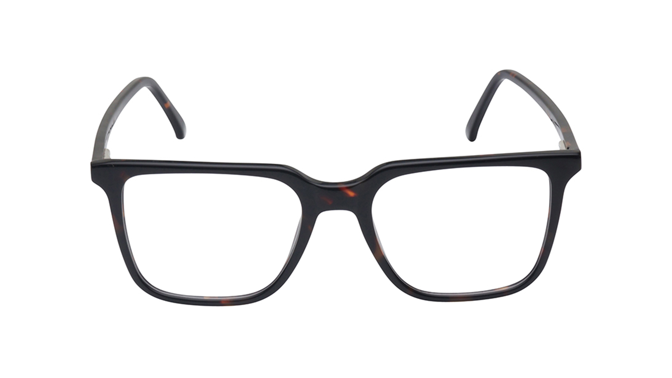 Image 1 of Square Brown Rimmed Eyeglasses for Men from Titan Available at Titan Eye+