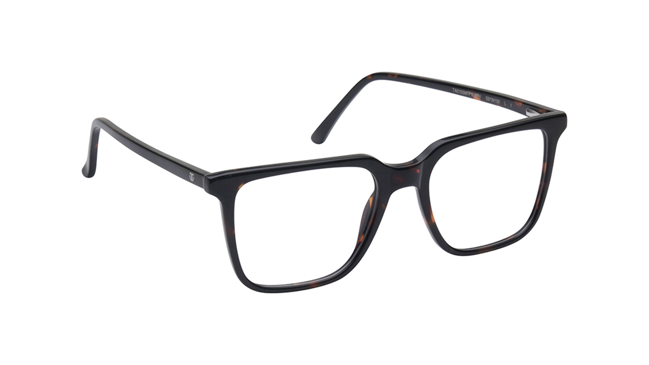 Square Brown Rimmed Eyeglasses for Men