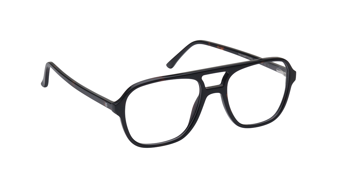 Brown Square Rimmed Eyeglasses for Men