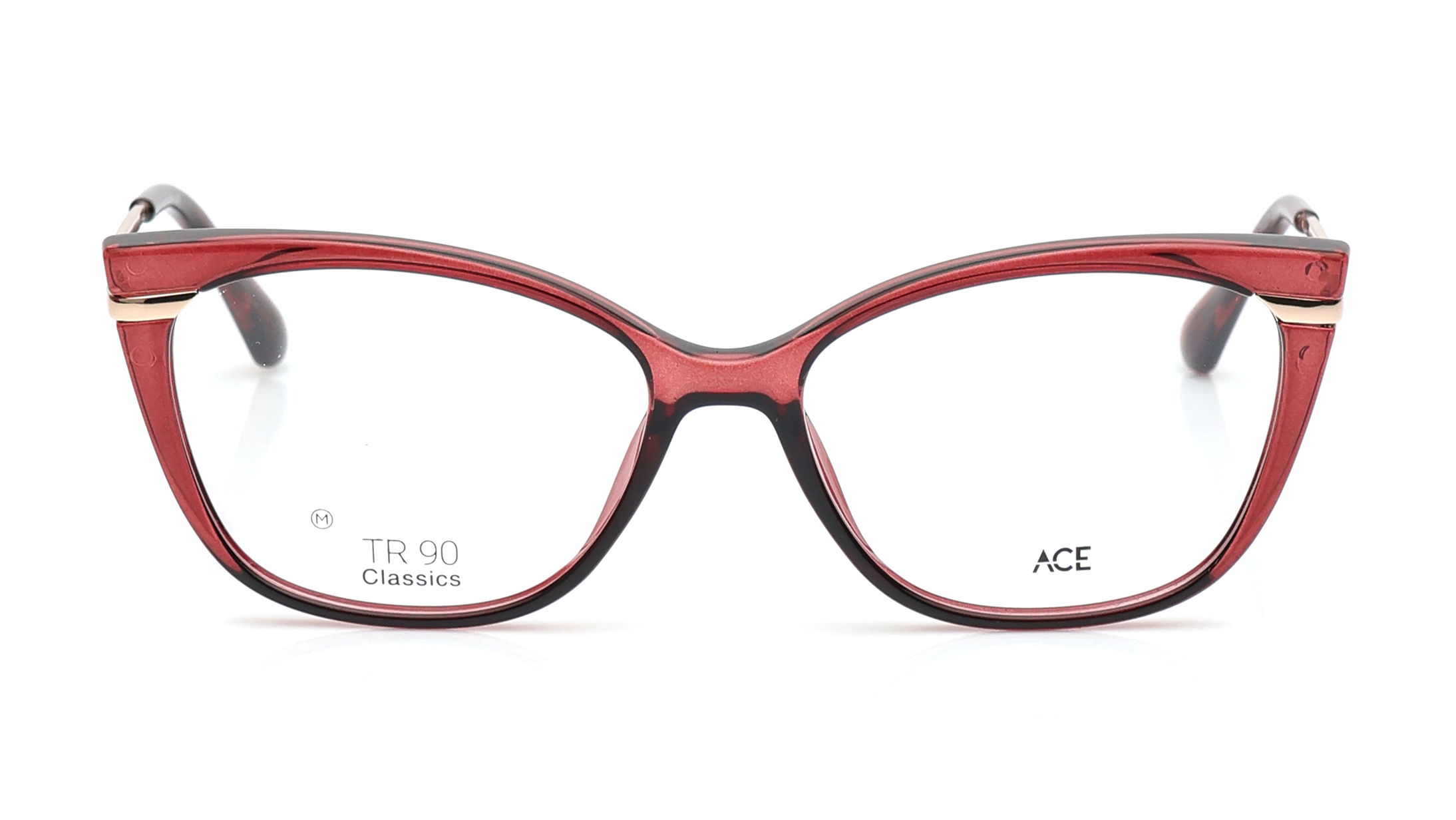 Image 1 of Maroon CatEye Eyeglasses for Women from Ace by Titan Available at Titan Eye+