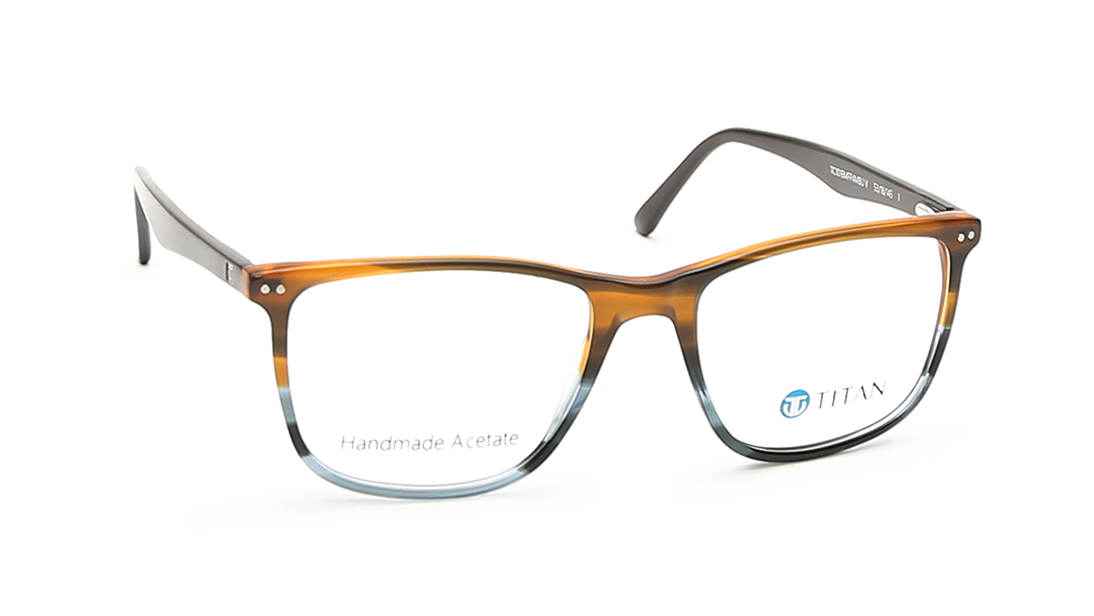 Square Rimmed Men Eyeglasses (TC1016MFP4MBUV|53)