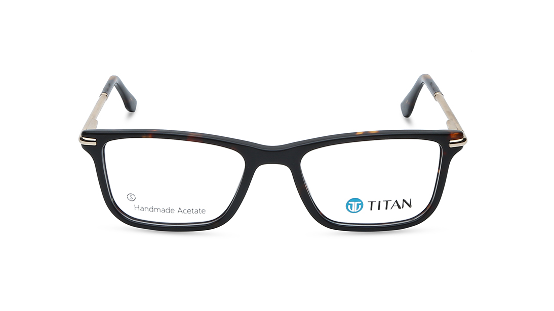 Image 1 of Square Rimmed Women Eyeglasses (TC1026WFC2SV|50) from Titan Available at Titan Eye+