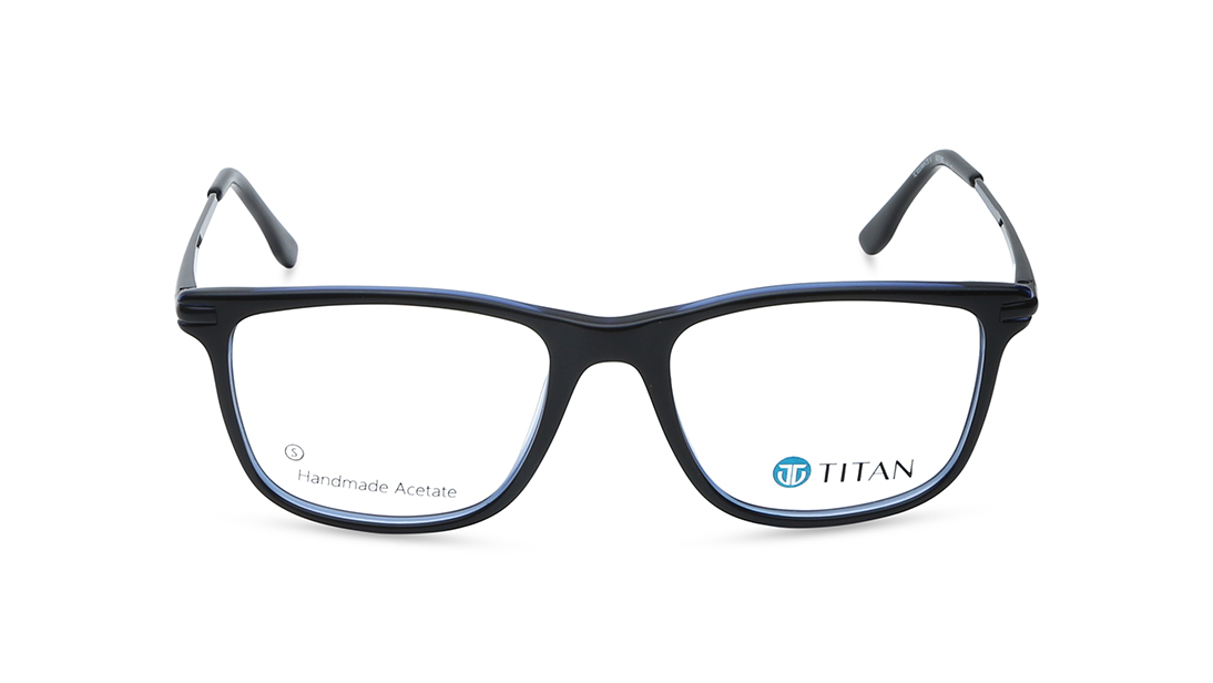 Image 1 of Rectangle Rimmed Women Eyeglasses (TC1033MFC1SV|53) from Titan Available at Titan Eye+