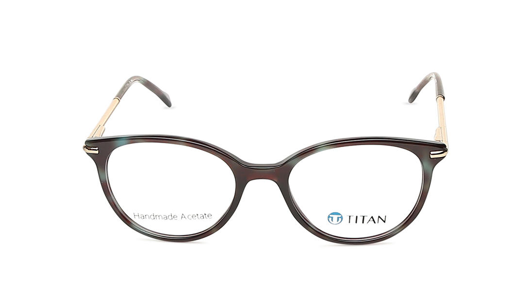 Image 1 of Square Rimmed Women Eyeglasses (TC1040WFC1LV|50) from Titan Available at Titan Eye+