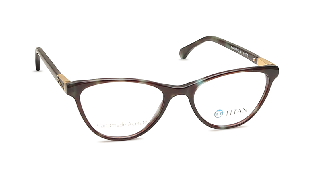 Blue Cateye Rimmed Eyeglasses  (TC1041WFP3LBLV|52)
