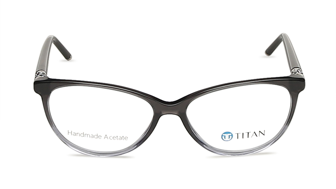 Image 1 of Black Cateye Rimmed Eyeglasses  (TC1042WFP1LBKV|54) from Titan Available at Titan Eye+