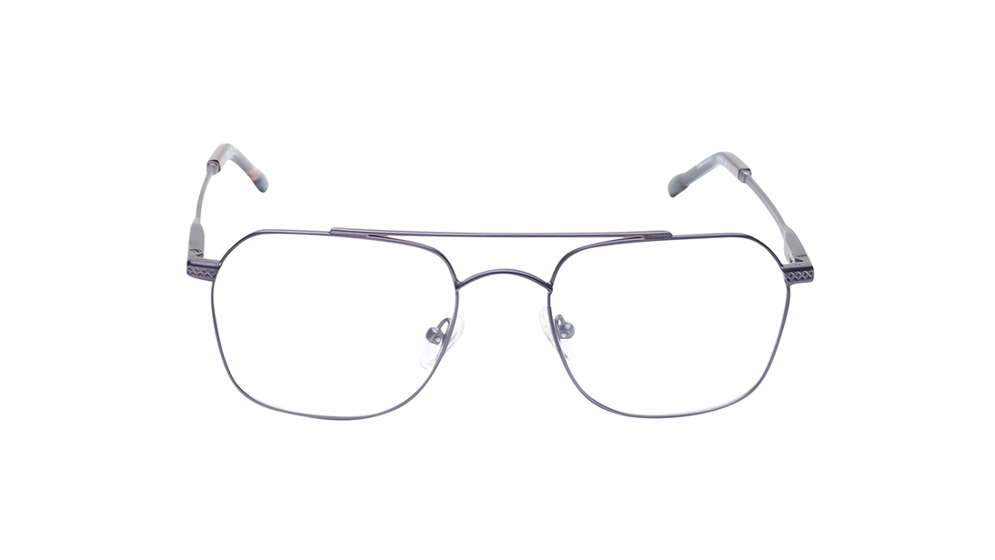 Image 1 of Grey Navigator Eyeglasses for Men from Titan Available at Titan Eye+