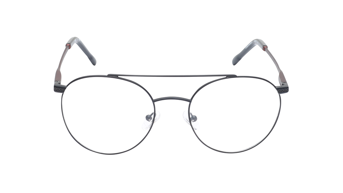 Image 1 of Black Aviator Eyeglasses for Men from Titan Available at Titan Eye+