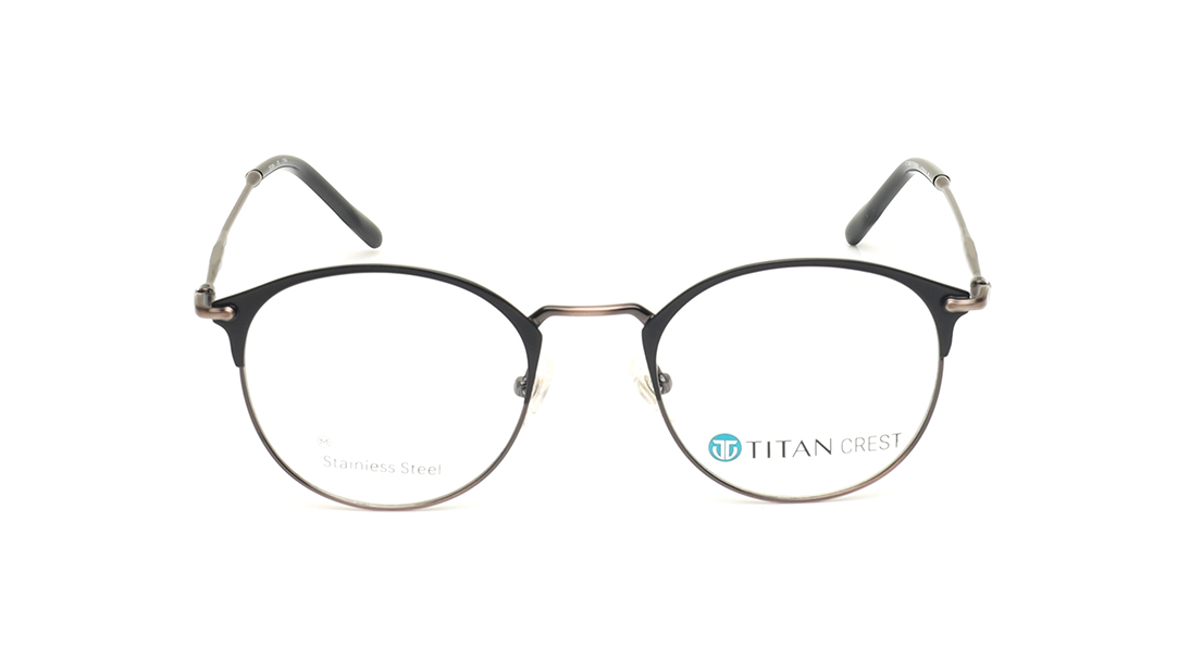 Image 1 of Black Rimmed Unisex Eyeglasses (TC1088UFM3MBKV|51) from Titan Available at Titan Eye+