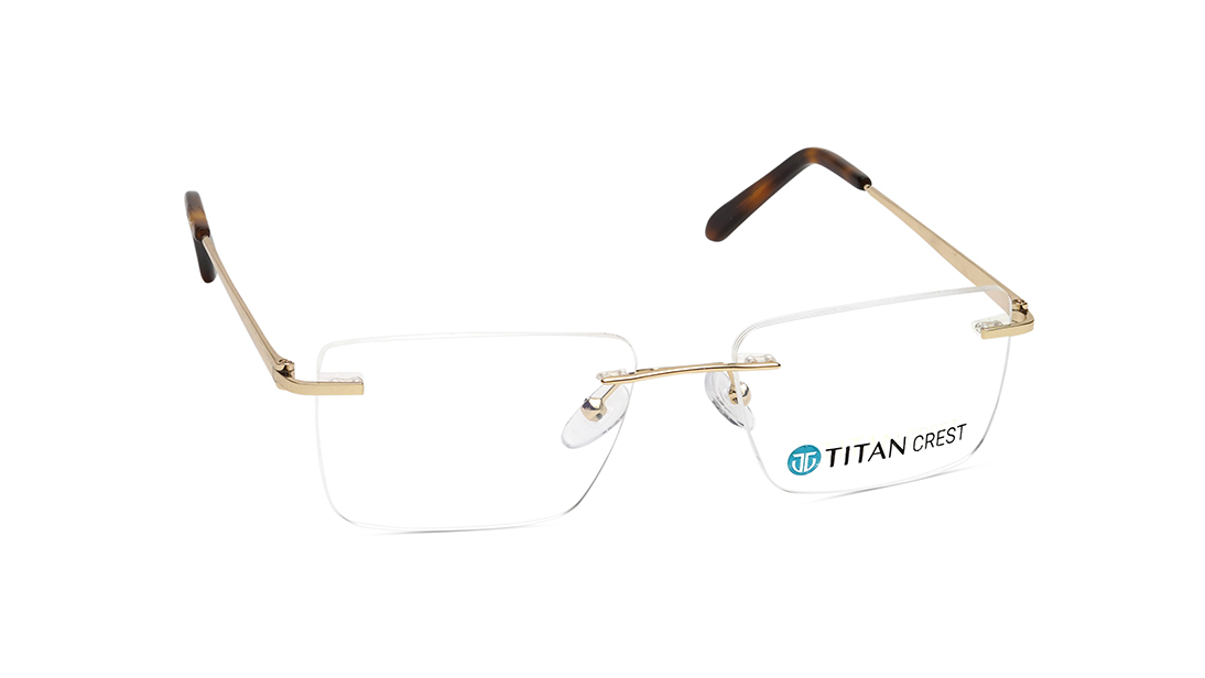 Square Rimless Unisex Eyeglasses (TC1096URM1MGLV|53)