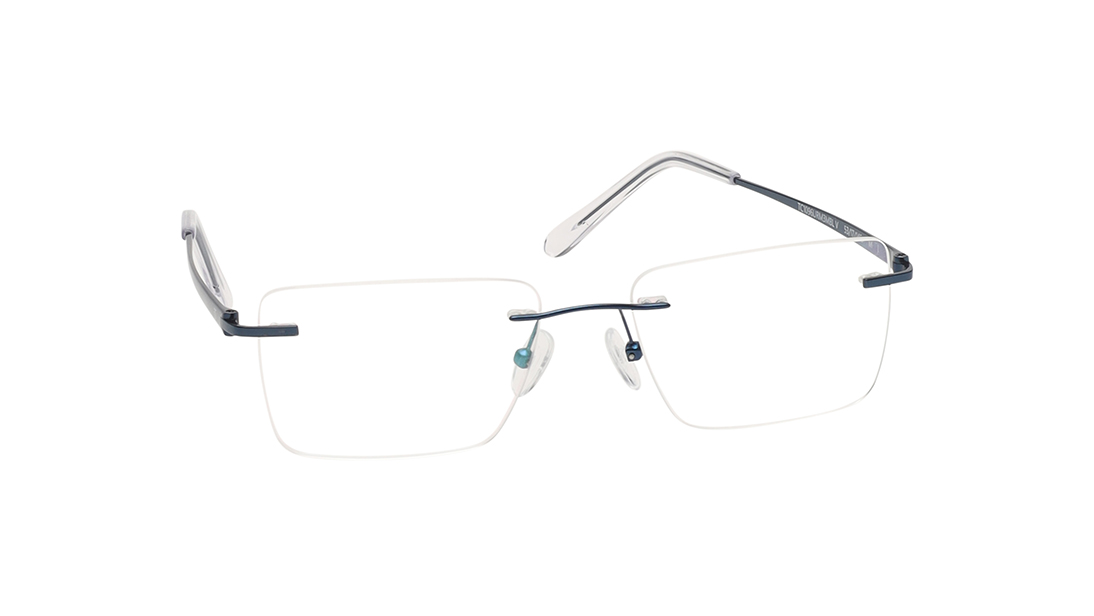 Square Rimless Unisex Eyeglasses (TC1096URM3MBLV|53)