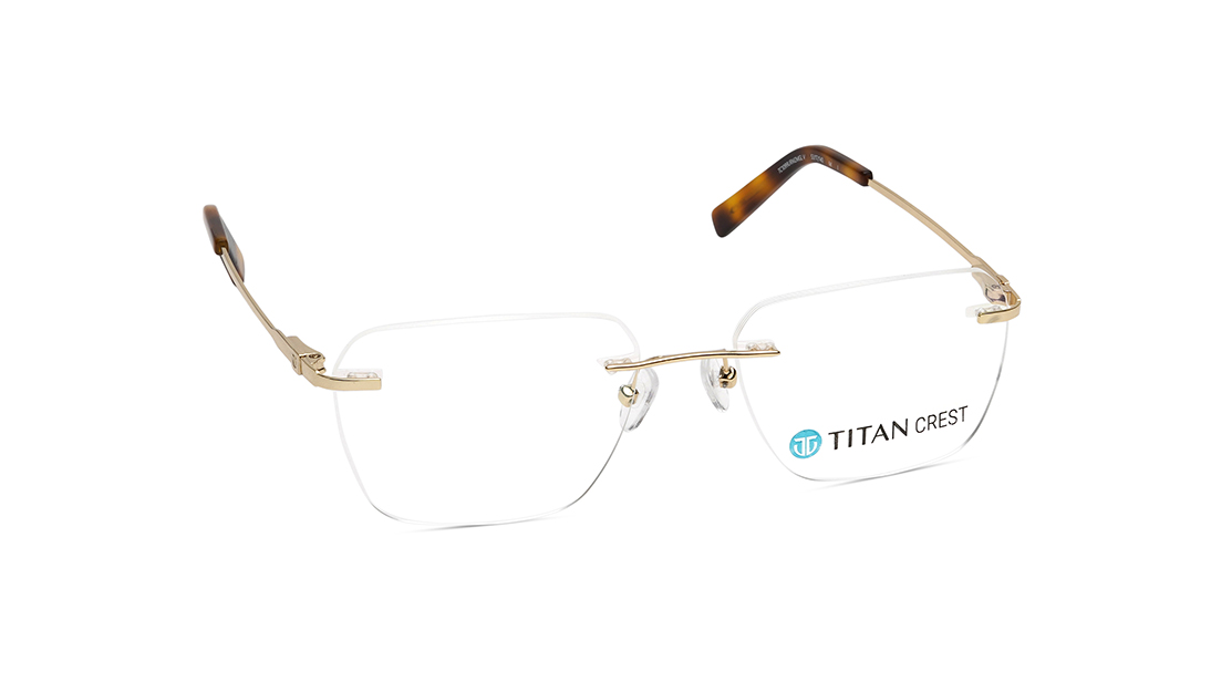Square Rimless Unisex Eyeglasses (TC1099URM2MGLV|53)