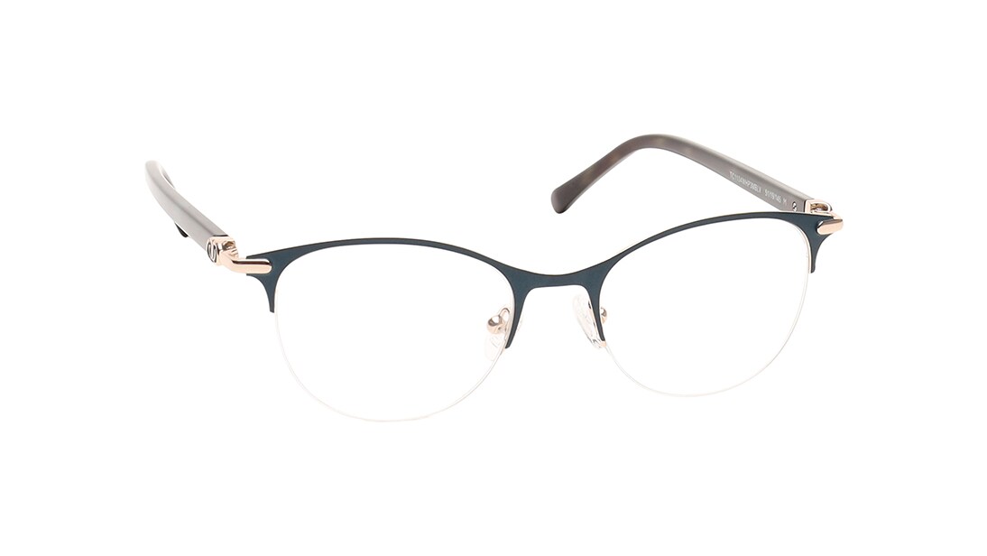 CatEye Semi-Rimmed Women Eyeglasses (TC1104WHP3MBLV|51)