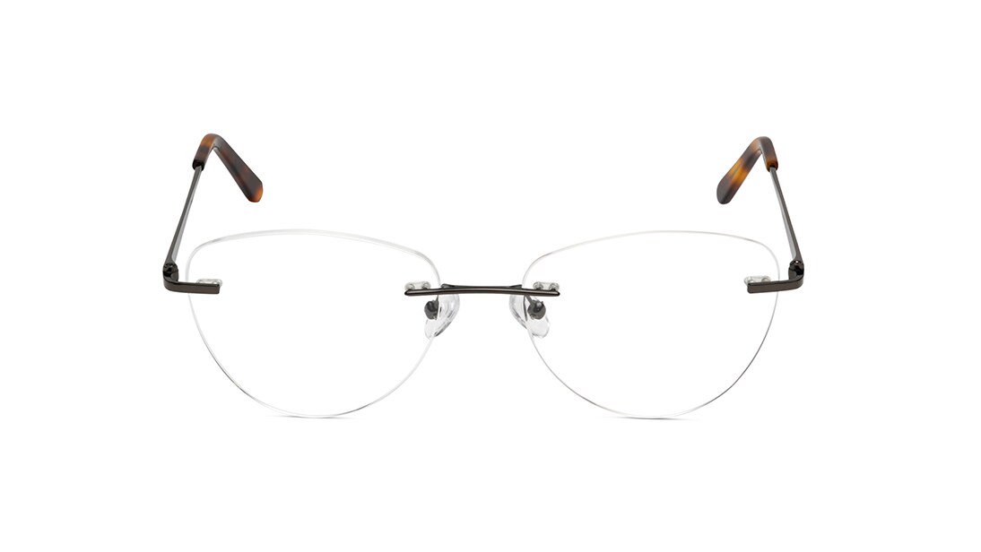 Image 1 of Grey Square Eyeglasses for Women from Fastrack Available at Titan Eye+