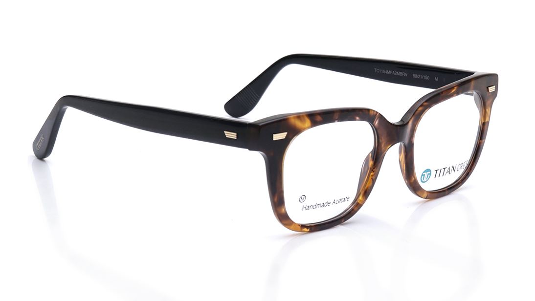 Brown Round Rimmed Eyeglasses for Men