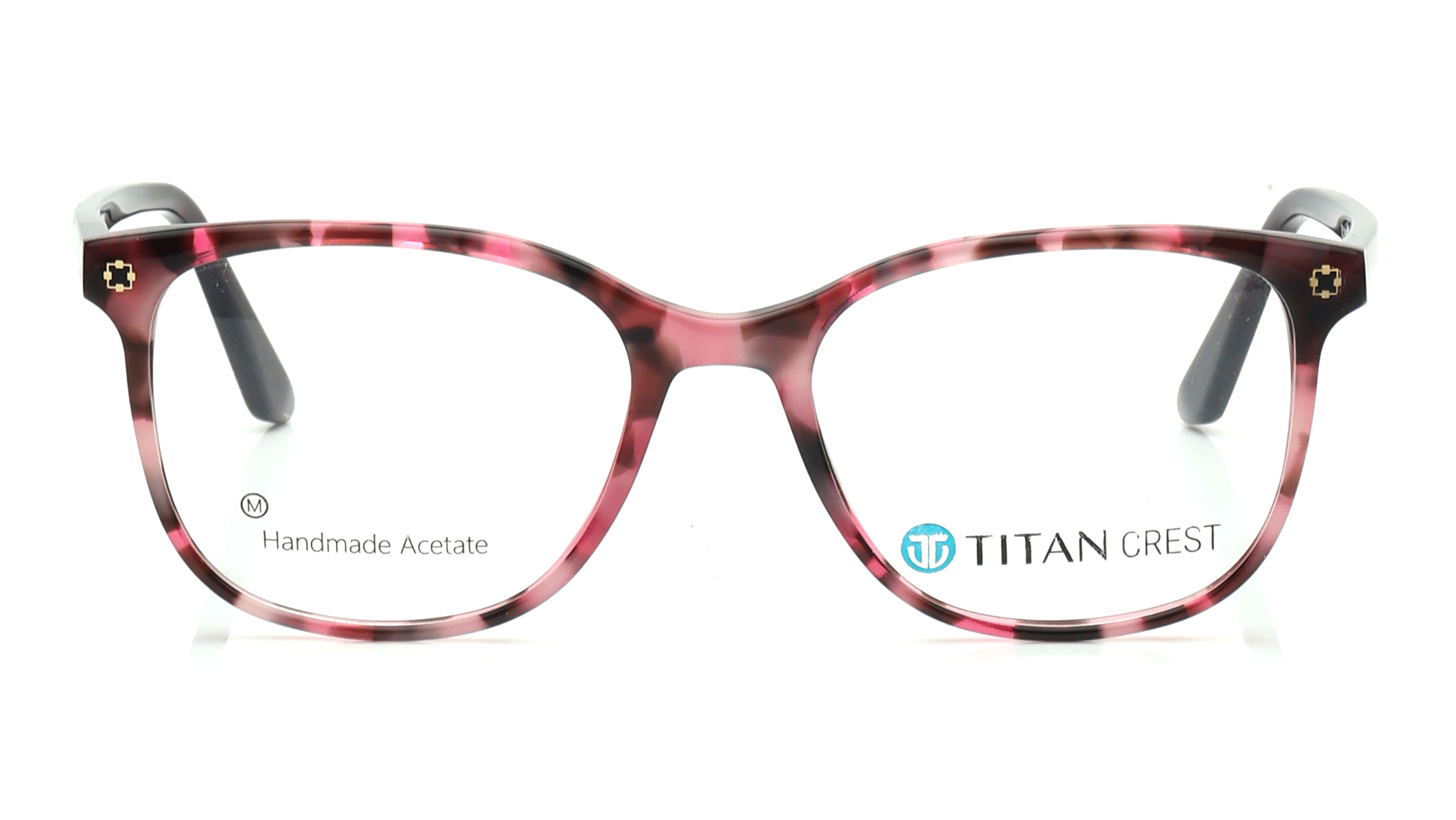 Image 1 of Pink Square Eyeglasses for Women from Titan Available at Titan Eye+