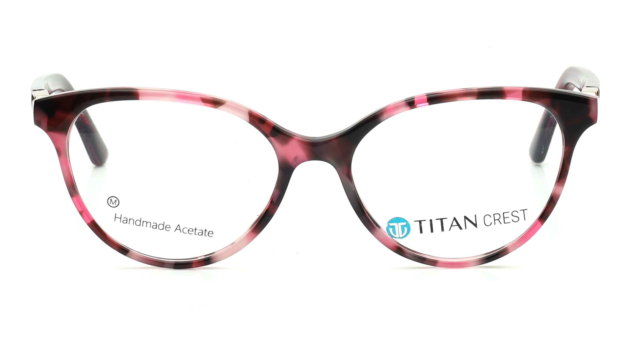 Image 1 of Pink Cateye Eyeglasses for Women from Titan Available at Titan Eye+