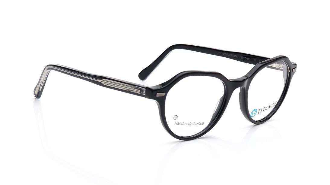 Round Brown Rimmed Eyeglasses for Men
