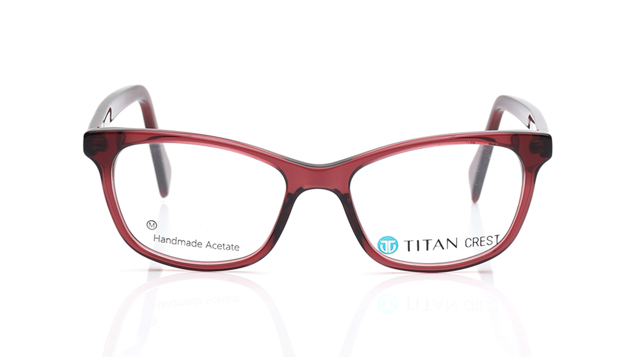 Image 1 of Blue CatEye Eyeglasses for Women from Titan Available at Titan Eye+