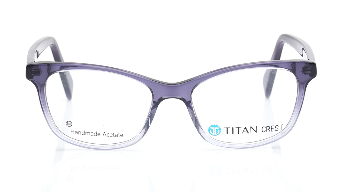 Image 1 of Purple CatEye Eyeglasses for Women from Titan Available at Titan Eye+